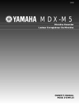 Yamaha MDX-M5 Le manuel du propriétaire