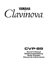 Yamaha CVP-89 Manuel utilisateur