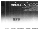 Yamaha CX-1000 Le manuel du propriétaire