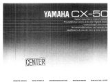 Yamaha CX-50 Le manuel du propriétaire
