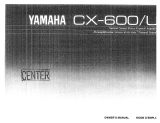 Yamaha CX-600/U Le manuel du propriétaire