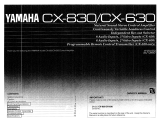 Yamaha CX-630 Le manuel du propriétaire
