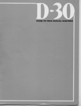Yamaha D-30 Le manuel du propriétaire