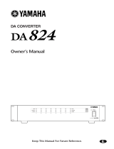 Yamaha DA824 Manuel utilisateur