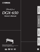 Yamaha DGX-640 Le manuel du propriétaire