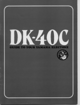 Yamaha DK-40C Le manuel du propriétaire