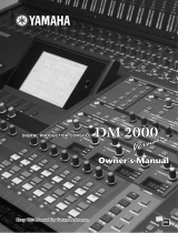 Yamaha DM2000 Manuel utilisateur