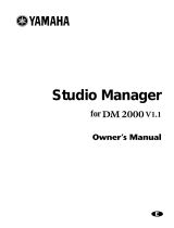 Yamaha DM2000 Le manuel du propriétaire