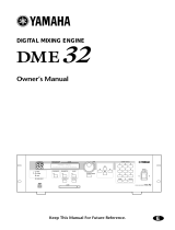Yamaha DME 32 Le manuel du propriétaire