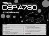 Yamaha DSP-A780 Manuel utilisateur