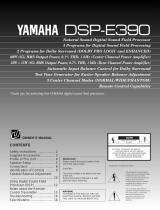 Yamaha DSP-E390 Le manuel du propriétaire