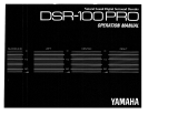 Yamaha DSP-3000 Le manuel du propriétaire