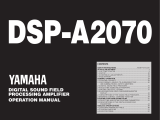 Yamaha DSP-A2070 Le manuel du propriétaire