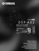 Yamaha DSP-AX2 Le manuel du propriétaire