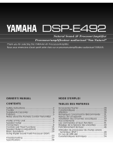 Yamaha DSP-E492 Manuel utilisateur