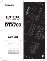 Yamaha DTX700 Manuel utilisateur