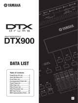 Yamaha DTX900 Fiche technique