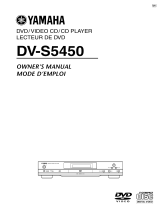 Yamaha DV-S5450 Le manuel du propriétaire