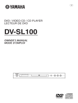 Yamaha DVSL100 Manuel utilisateur