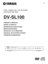 Yamaha DV-SL100 Le manuel du propriétaire