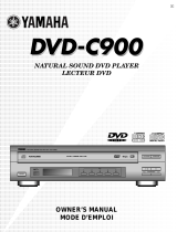 Yamaha DVD-C900 Manuel utilisateur