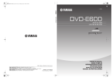 Yamaha dvd e 600 Le manuel du propriétaire