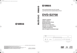 Yamaha DVD-S2700 Manuel utilisateur