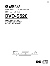 Yamaha DVD-S520 Manuel utilisateur