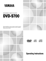 Yamaha DVD-S700 Manuel utilisateur