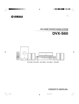 Yamaha DVXS60 Manuel utilisateur