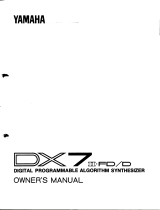 Yamaha DX7II Le manuel du propriétaire