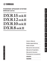 Yamaha DXR10 MKII 10 Inch Powered Loudspeaker Manuel utilisateur