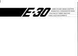 Yamaha Electone E-30 Manuel utilisateur