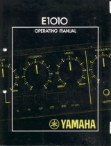Yamaha E1010 Le manuel du propriétaire