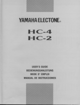 Yamaha Electone HC-2 Manuel utilisateur
