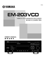 Yamaha EM-203VCD Manuel utilisateur