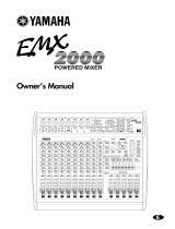 Yamaha EMX 2000 Manuel utilisateur