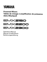 Yamaha EMX2150 Le manuel du propriétaire