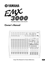 Yamaha EMX3000 Le manuel du propriétaire