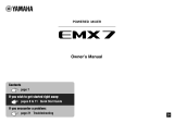 Yamaha EMX7 Le manuel du propriétaire