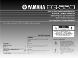 Yamaha EQ-550 Le manuel du propriétaire