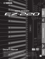 Yamaha EZ220 Lighted 61 Key Portable Keyboard Le manuel du propriétaire
