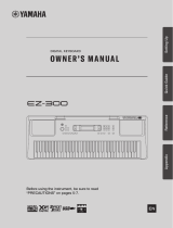 Yamaha EZ300 61 Full-Size Lighted Touch Sensitive Keyboard Le manuel du propriétaire