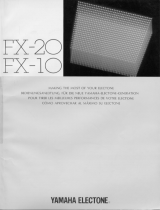 Yamaha FX-10 Le manuel du propriétaire