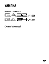 Yamaha GA24/12 Manuel utilisateur