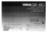 Yamaha GE-60 Le manuel du propriétaire