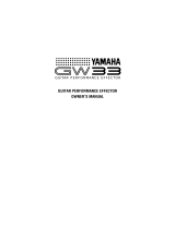 Yamaha GW33 Le manuel du propriétaire