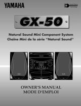 Yamaha GX-50RDS Le manuel du propriétaire