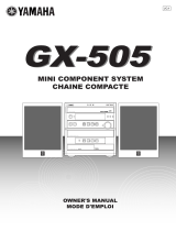 Yamaha GX-505 Le manuel du propriétaire