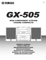 Yamaha GX-505 Le manuel du propriétaire